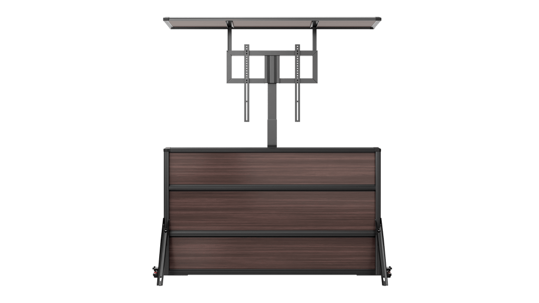 Meuble TV extérieur de luxe 65’’ avec ascenseur électrique escamotable, étanche
