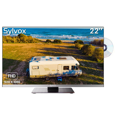 Télévision 12 volts pour camping‑car 22’’ avec lecteur DVD