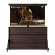 75" Cinema TV extérieure + meuble élévateur