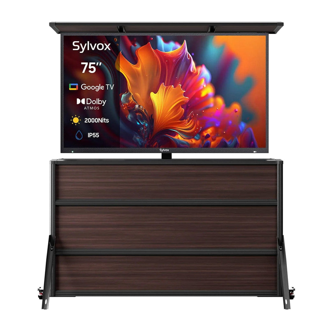 75" Pool Pro QLED 3.0 TV extérieure + meuble élévateur