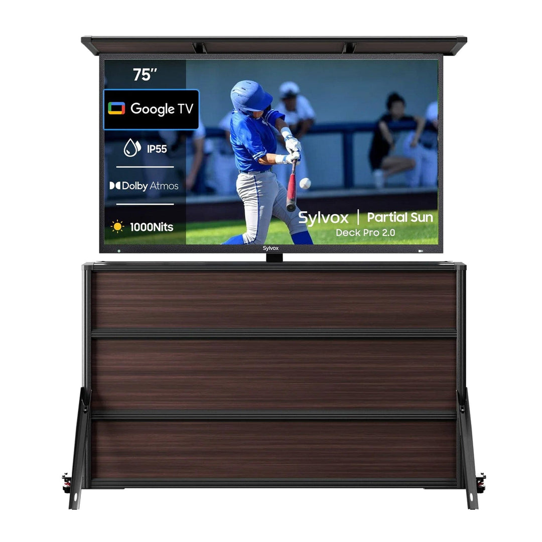 75" Deck Pro 2.0 TV extérieure + meuble élévateur