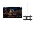 SMART Google TV Extérieur 55’’ (140 cm) 4K UHD Helio QLED, 120Hz, anti-reflet – Cinema