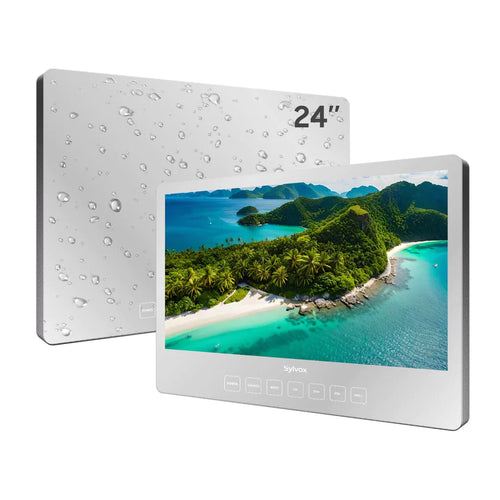 TV miroir étanche 24’’ murale pour salle de bain