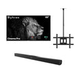 SMART Google TV Extérieur Étanche 65’’ (165 cm) 4K UHD Helio QLED, 120Hz, ultra-lumineux 3500 cd/m² - Cinema Pro