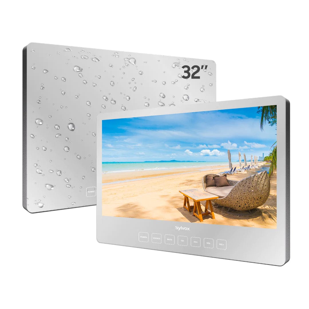 TV miroir étanche 32’’ murale pour salle de bain avec Smart TV
