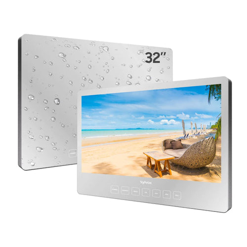 TV miroir étanche 32’’ murale pour salle de bain avec Smart TV