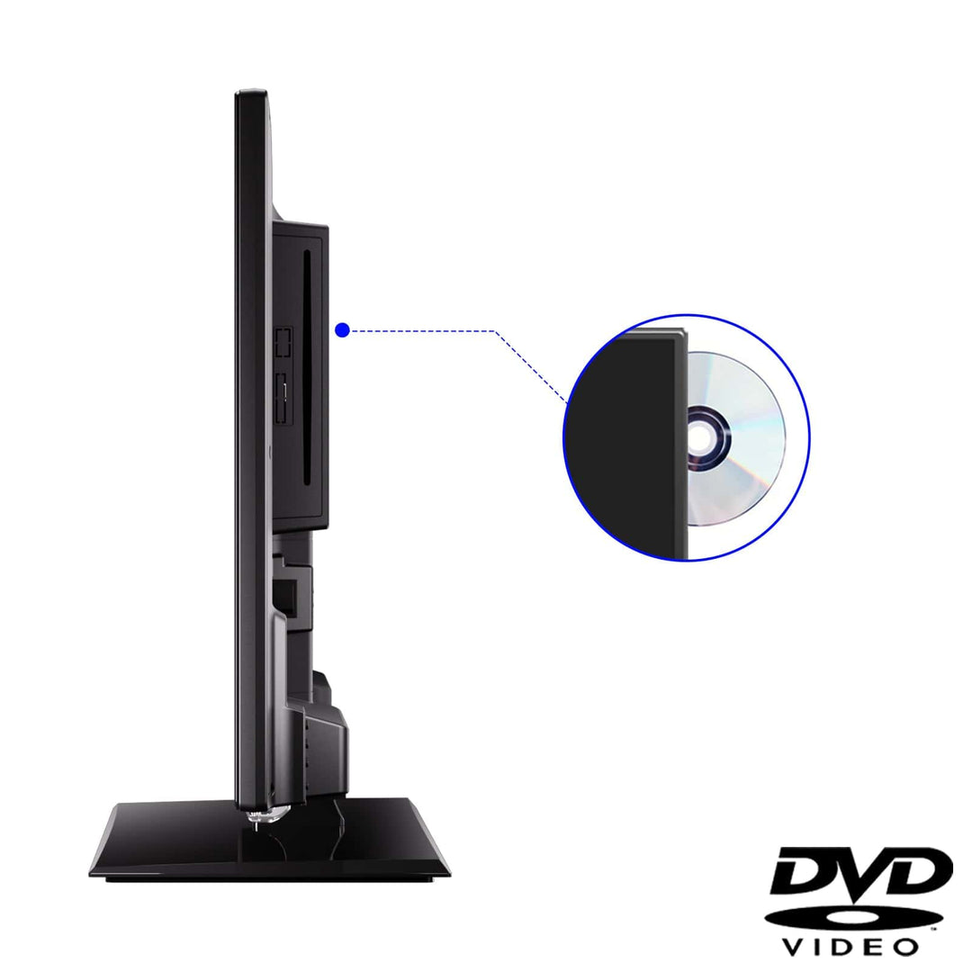 Télévision 12 volts pour camping‑car 27’’ avec DVD intégré – Trailer