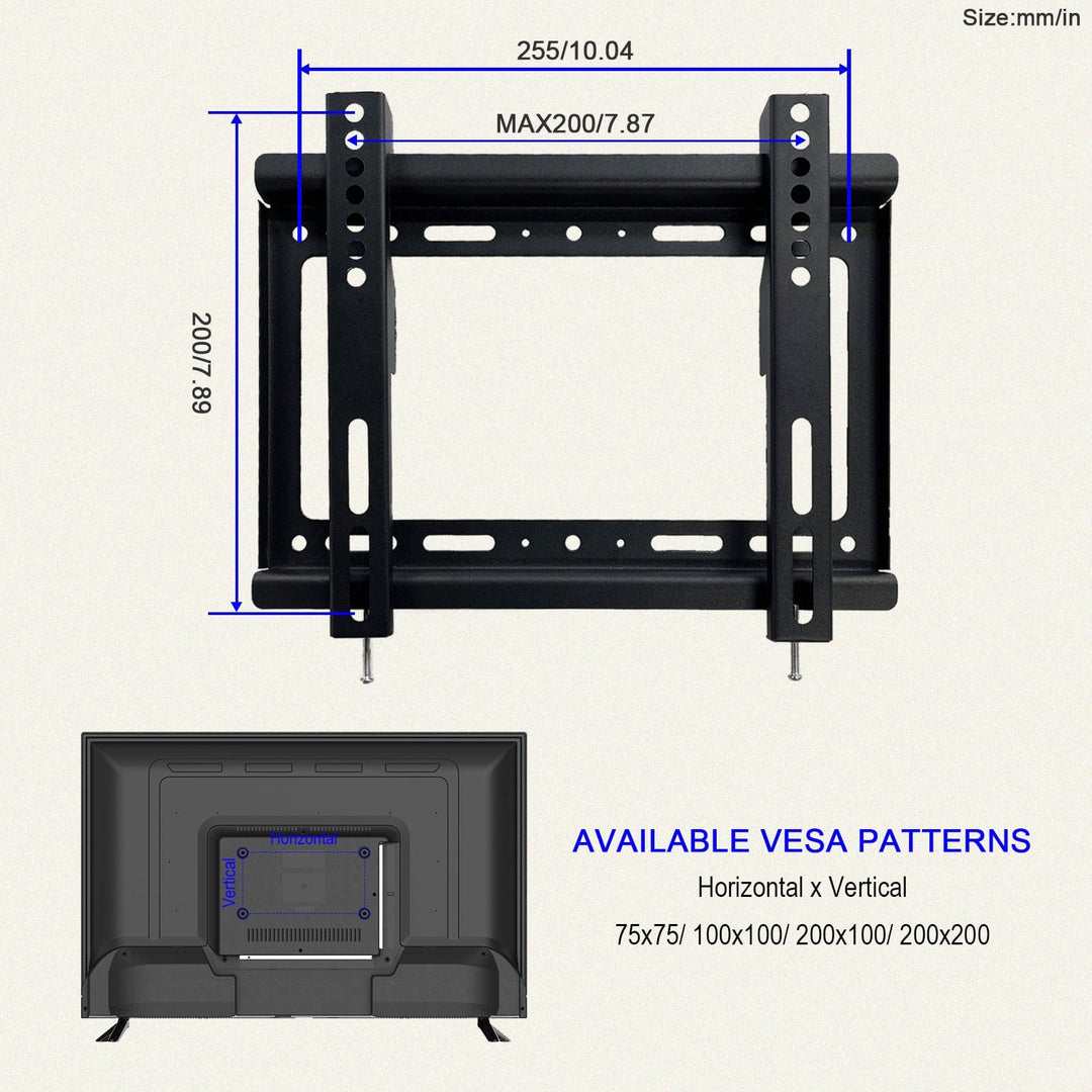 Support mural TV 12V pour camping-car et caravane