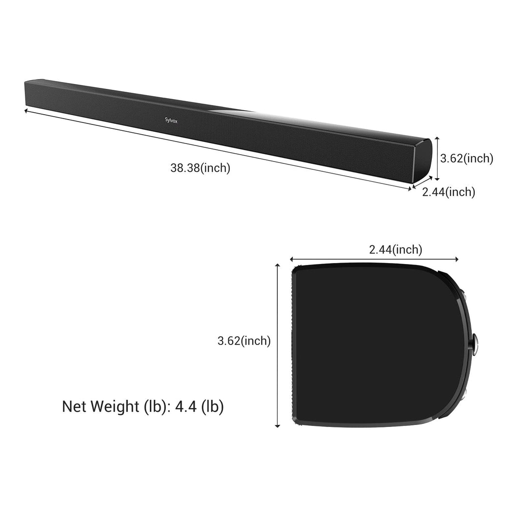 Barre de son extérieure IP65 pour jardin et terrasse, Bluetooth et HDMI ARC – S2