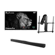 SMART Google TV Extérieur Étanche 65’’ (165 cm) 4K UHD Helio QLED, 120Hz, ultra-lumineux 3500 cd/m² - Cinema Pro