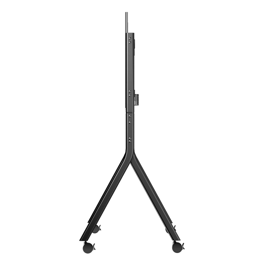Support TV mobile extérieur avec roulettes pour écrans 43–55’’ résistant aux intempéries