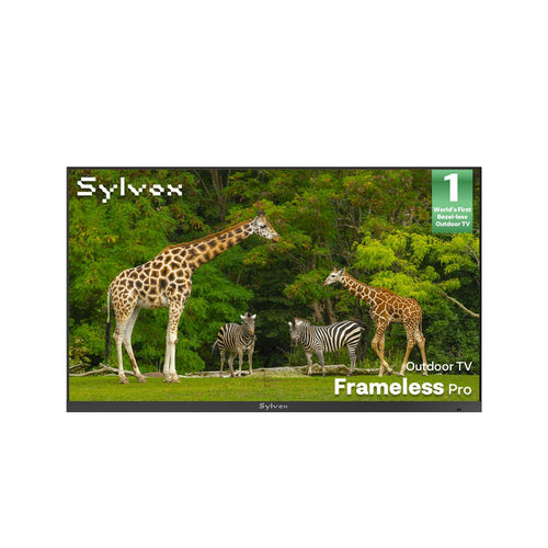 SMART Google TV Extérieur 43’’ 4K UHD Plein Soleil – Cadre Ultra-Fin – Série Frameless Pro