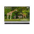 SMART Google TV Extérieur 43’’ 4K UHD Plein Soleil – Cadre Ultra-Fin – Série Frameless Pro