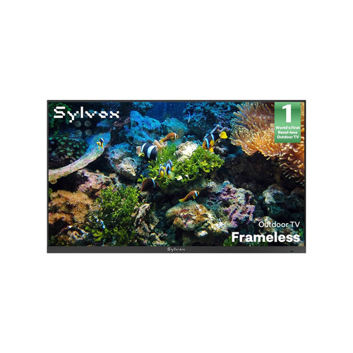 SMART Google TV Extérieur Étanche 43’’ 4K UHD – Cadre Ultra-Fin – Frameless