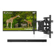 SMART Google TV Extérieur 43’’ 4K UHD Plein Soleil – Cadre Ultra-Fin – Série Frameless Pro