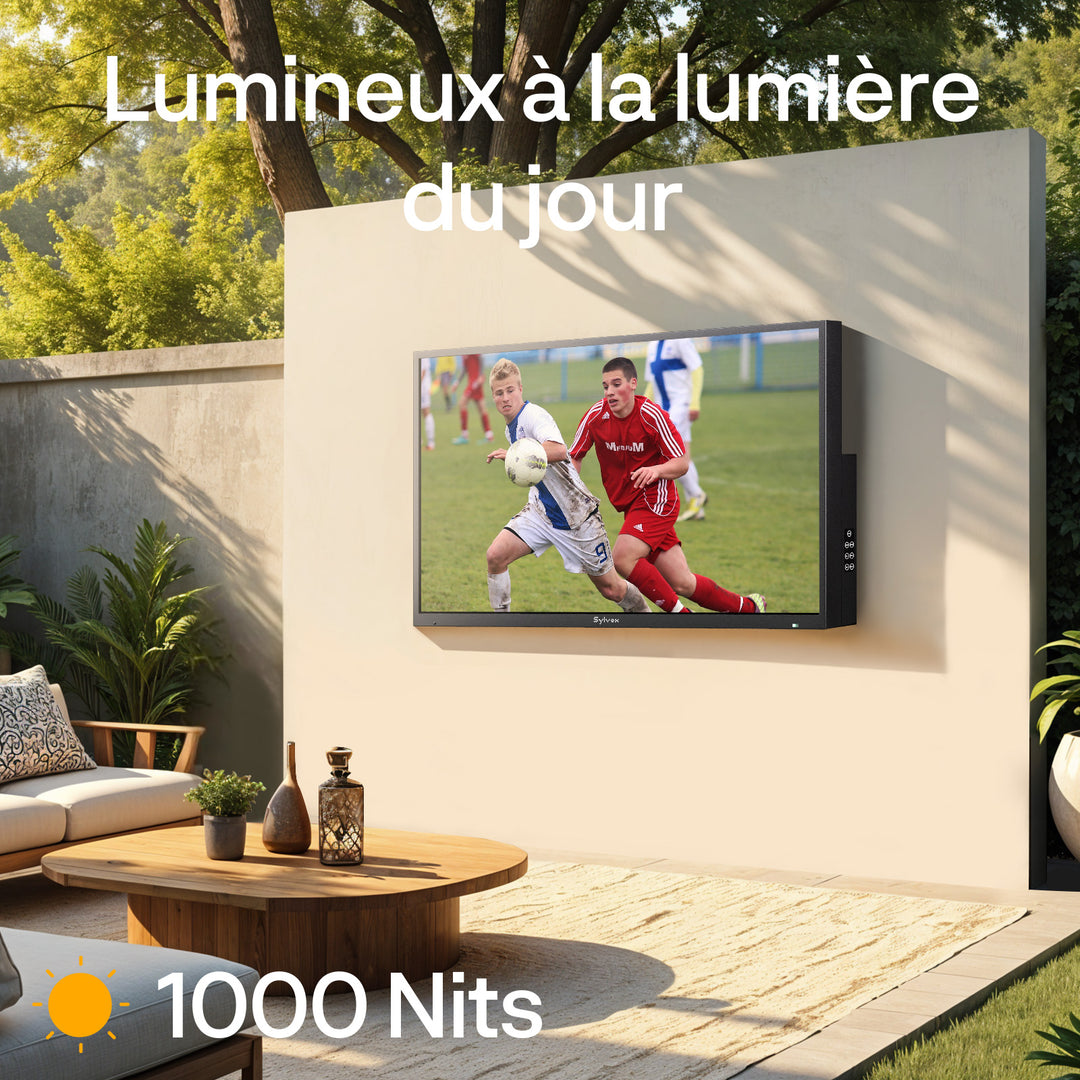 SMART Google TV Extérieur Étanche 55’’ (140 cm) 4K UHD QLED – Deck Pro QLED 2.0