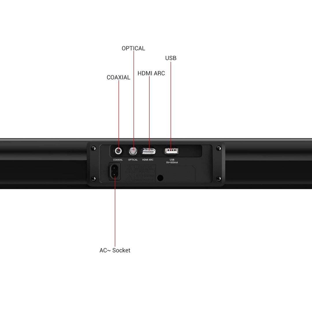 Barre de son extérieure IP65 pour jardin et terrasse, Bluetooth et HDMI ARC – S2