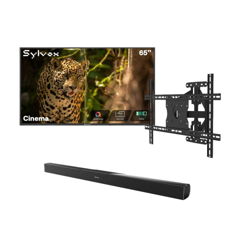 SMART Google TV Extérieur 65’’ (165 cm) 4K UHD Helio QLED, 120Hz, anti-reflet – Cinema
