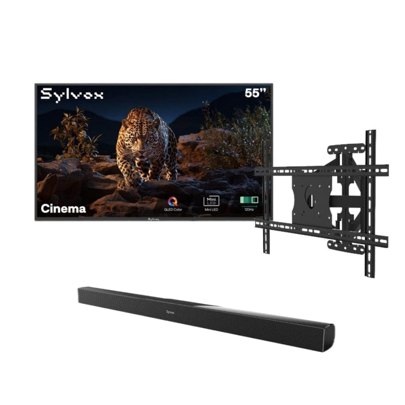SMART Google TV Extérieur 55’’ (140 cm) 4K UHD Helio QLED, 120Hz, anti-reflet – Cinema
