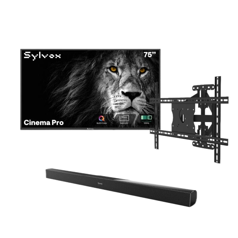 SMART Google TV Extérieur Étanche 75’’ (191 cm) 4K UHD Helio QLED, 120Hz, ultra-lumineux 3500 cd/m² - Cinema Pro