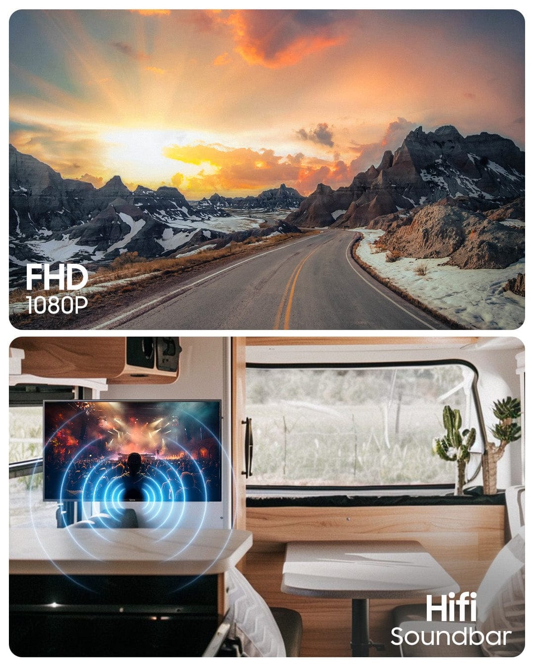 Meilleure TV 12V 40’’ Smart pour véhicule – Vehicle