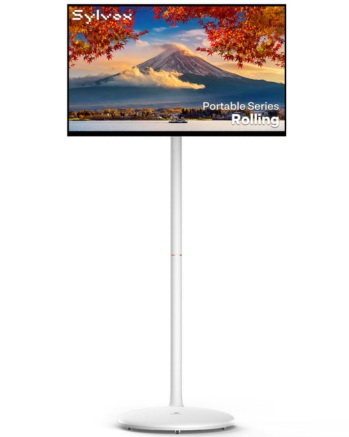 TV sur pied portable 32’’ Smart TV avec écran tactile et batterie intégrée
