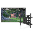 SMART Google TV Extérieur 65’’ 4K UHD Plein Soleil – Cadre Ultra-Fin – Série Frameless Pro