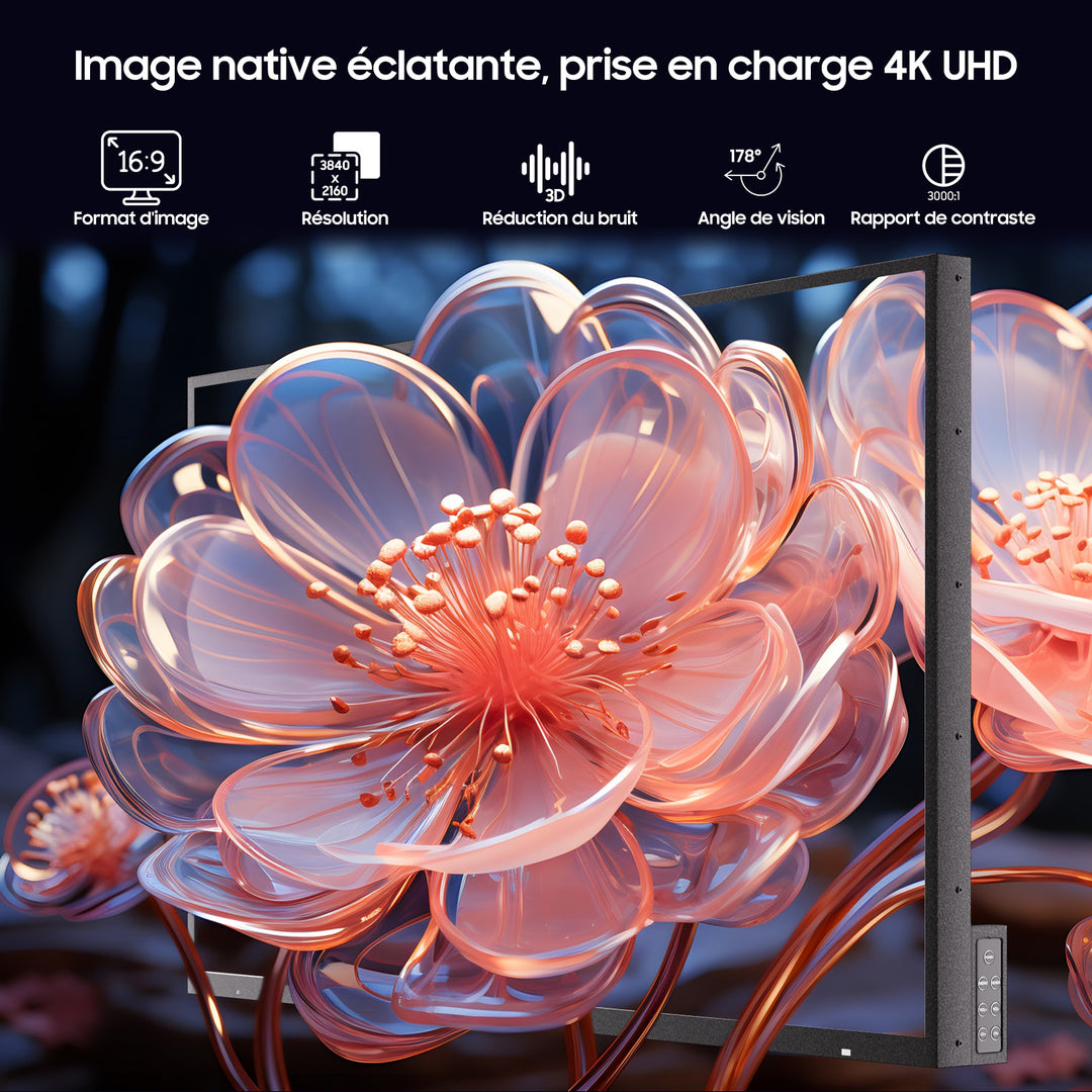 SMART Google TV Extérieur Plein Soleil 43’’ (109 cm) 4K UHD QLED – Pool Pro QLED 2.0