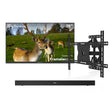 SMART Google TV Extérieur 75’’ 4K UHD Plein Soleil – Cadre Ultra-Fin – Série Frameless Pro