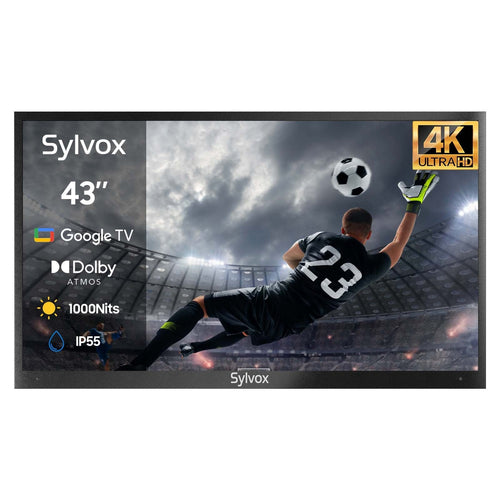 SMART Google TV Extérieur Étanche 43’’ (109 cm) 4K UHD – Deck Pro 2.0