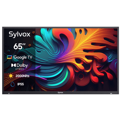 SMART Google TV Extérieur Plein Soleil 65’’ (165 cm) 4K UHD QLED – Pool Pro QLED 2.0