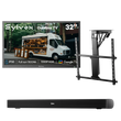 SMART Google TV Extérieur Étanche 32’’ (81 cm) ultra-lumineux 1500 cd/m² - Pool SE