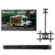 SMART Google TV Extérieur Étanche 32’’ (81 cm) ultra-lumineux 1500 cd/m² - Pool SE