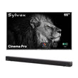 SMART Google TV Extérieur Étanche 65’’ (165 cm) 4K UHD Helio QLED, 120Hz, ultra-lumineux 3500 cd/m² - Cinema Pro