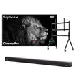 SMART Google TV Extérieur Étanche 65’’ (165 cm) 4K UHD Helio QLED, 120Hz, ultra-lumineux 3500 cd/m² - Cinema Pro