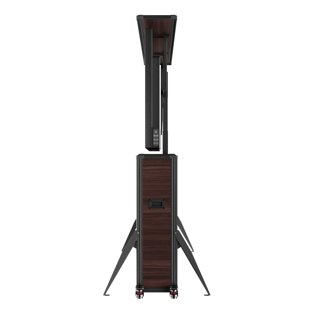 Meuble TV extérieur de luxe 65’’ avec ascenseur électrique escamotable, étanche
