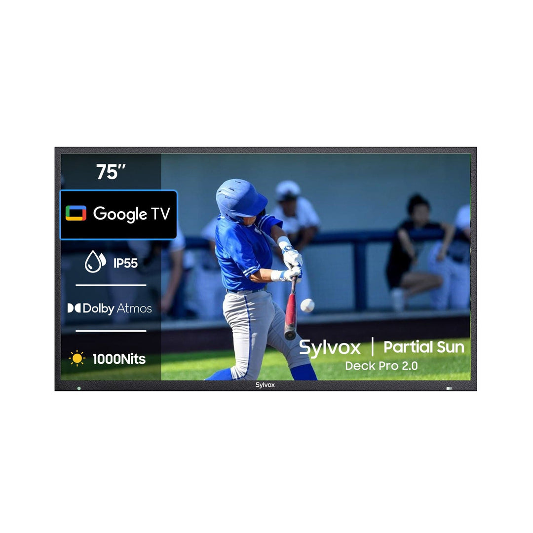 SMART Google TV Extérieur Étanche 75’’ (191 cm) 4K UHD – Deck Pro 2.0