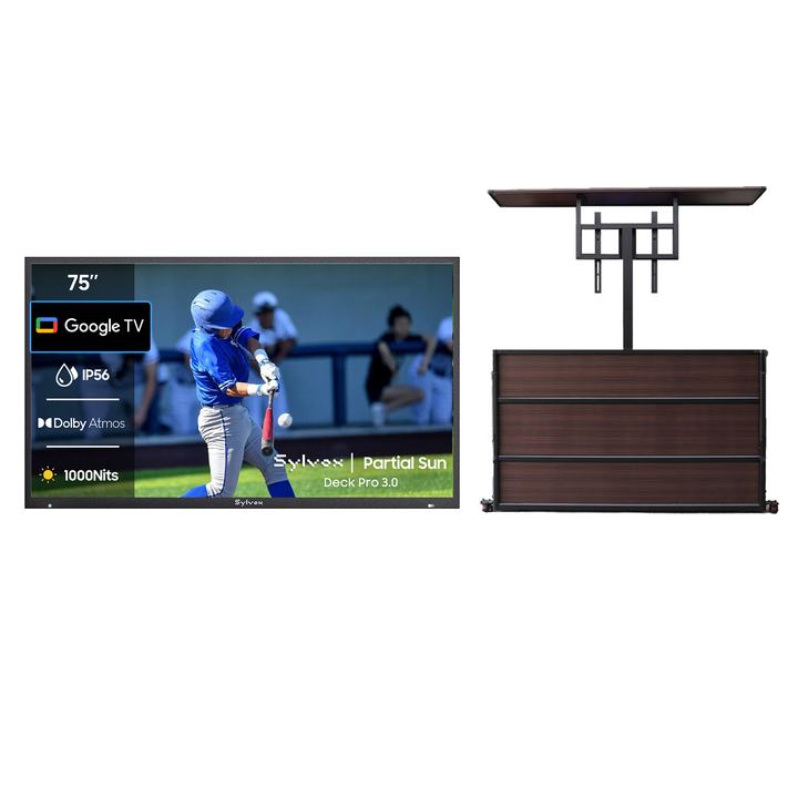 SMART Google TV Extérieur Étanche 75’’ (191 cm) 4K UHD – Deck Pro 2.0