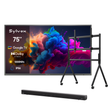 SMART Google TV Extérieur Étanche 75’’ (191 cm) 4K UHD QLED – Deck Pro QLED 2.0
