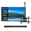 SMART Google TV Extérieur Étanche Plein Soleil 43’’ (109 cm) 4K UHD – Pool Pro 3.0