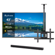 SMART Google TV Extérieur Étanche Plein Soleil 43’’ (109 cm) 4K UHD – Pool Pro 3.0