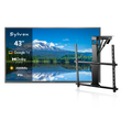 SMART Google TV Extérieur Étanche Plein Soleil 43’’ (109 cm) 4K UHD – Pool Pro 3.0