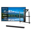 SMART Google TV Extérieur Étanche Plein Soleil 43’’ (109 cm) 4K UHD – Pool Pro 3.0