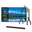 SMART Google TV Extérieur Étanche Plein Soleil 43’’ (109 cm) 4K UHD – Pool Pro 3.0
