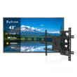 SMART Google TV Extérieur Étanche Plein Soleil 43’’ (109 cm) 4K UHD – Pool Pro 3.0