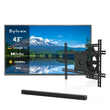 SMART Google TV Extérieur Étanche Plein Soleil 43’’ (109 cm) 4K UHD – Pool Pro 3.0