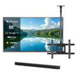 SMART Google TV Extérieur Étanche Plein Soleil 55’’ (140 cm) 4K UHD – Pool Pro 3.0