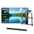 SMART Google TV Extérieur Étanche Plein Soleil 55’’ (140 cm) 4K UHD – Pool Pro 3.0