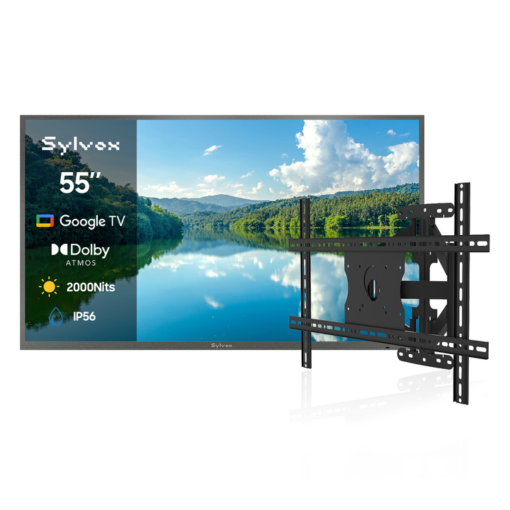 SMART Google TV Extérieur Étanche Plein Soleil 55’’ (140 cm) 4K UHD – Pool Pro 3.0