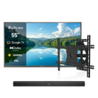 SMART Google TV Extérieur Étanche Plein Soleil 55’’ (140 cm) 4K UHD – Pool Pro 3.0